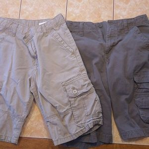 Boy's shorts, 2 pair, size 12